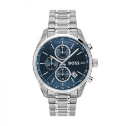 Montre homme chronographe boss grand prix acier argenté 1514226 - montres-homme - edora - 0