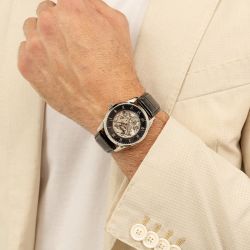 Montre homme automatique boss principle cuir noir 1514234 - montres-homme - edora - 1