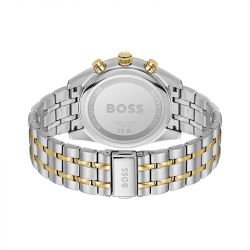 Montre homme chronographe boss skytraveller acier bicolore 1514247 - montres-homme - edora - 3