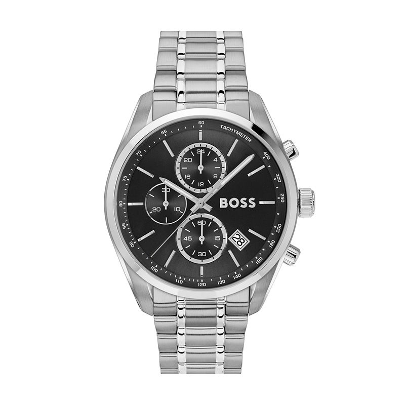 Montre homme chronographe boss grand prix acier argenté 1514251 - montres-homme - edora