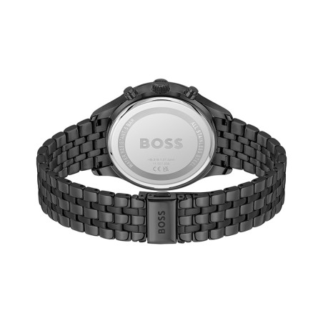 Montre homme chronographe boss avery  acier noir 1514256 – montres homme
