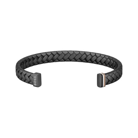 Bracelet homme boss tailored acier noir 1580673 – bracelets homme