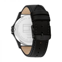 Montre homme tommy hilfiger bruce casual timer cuir noir 1792190 - montres-homme - edora - 3