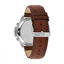 Montre homme chronographe tommy hilfiger jameson classic timer cuir marron 1792195 - montres-homme - edora - 3