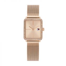 Montre femme tommy hilfiger tea  acier doré rose 1782792 - montres-femme - edora - 0