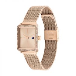 Montre femme tommy hilfiger tea  acier doré rose 1782792 - montres-femme - edora - 1