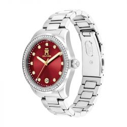 Montre femme tommy hilfiger th85 crystals classic timer acier argenté 1782794 - montres-femme - edora - 2