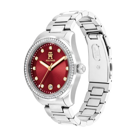 Montre femme tommy hilfiger th85 crystals classic timer acier argenté 1782794 – montres femme
