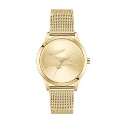 Montre femme lacoste crocodelle acier doré 2001416 - montres-femme - edora - 0