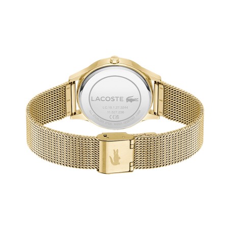 Montre femme lacoste crocodelle acier doré 2001416 – montres femme