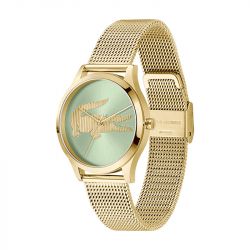 Montre femme lacoste crocodelle acier doré 2001417 - montres-femme - edora - 1