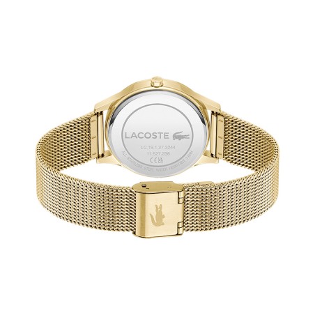 Montre femme lacoste crocodelle acier doré 2001417 – montres femme