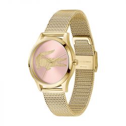 Montre femme lacoste crocodelle acier doré 2001418 - montres-femme - edora - 1