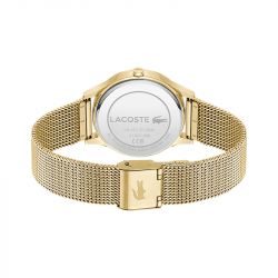 Montre femme lacoste crocodelle acier doré 2001418 - montres-femme - edora - 2