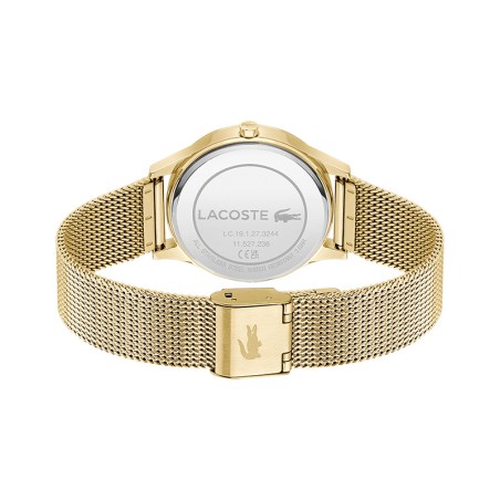 Montre femme lacoste crocodelle acier doré 2001418 – montres femme