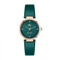 Montre femme lacoste orba cuir vert  2001424 - montres-femme - edora - 0