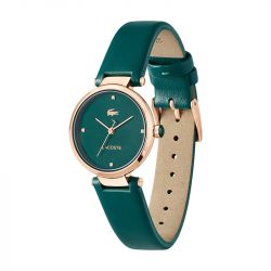 Montre femme lacoste orba cuir vert  2001424 - montres-femme - edora - 2