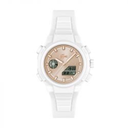 Montre femme lacoste l33 silicone blanc 2001430 - montres-femme - edora - 0