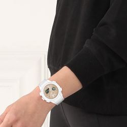 Montre femme lacoste l33 silicone blanc 2001430 - montres-femme - edora - 1