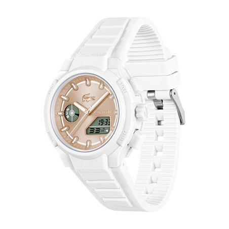 Montre femme lacoste l33 silicone blanc 2001430 – montres femme