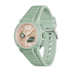 Montre femme lacoste l33 silicone vert  2001433 - montres-femme - edora - 2