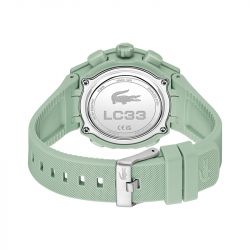 Montre femme lacoste l33 silicone vert  2001433 - montres-femme - edora - 3