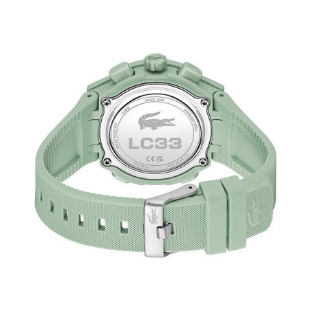 Montre femme lacoste l33 silicone vert  2001433 – montres femme