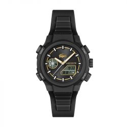 Montre femme lacoste l33 silicone noir 2001434 - montres-femme - edora - 0