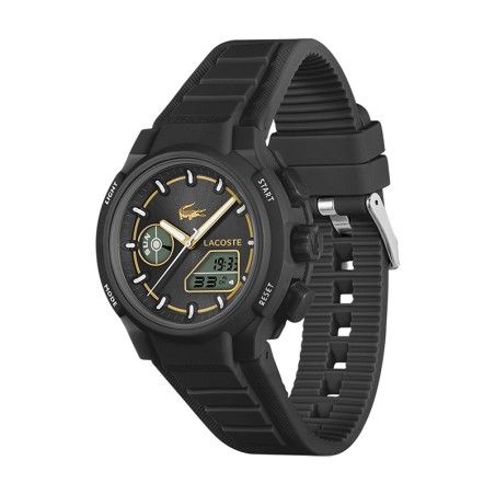 Montre femme lacoste l33 silicone noir 2001434 – montres femme