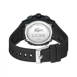 Montre femme lacoste l33 silicone noir 2001434 - montres-femme - edora - 3