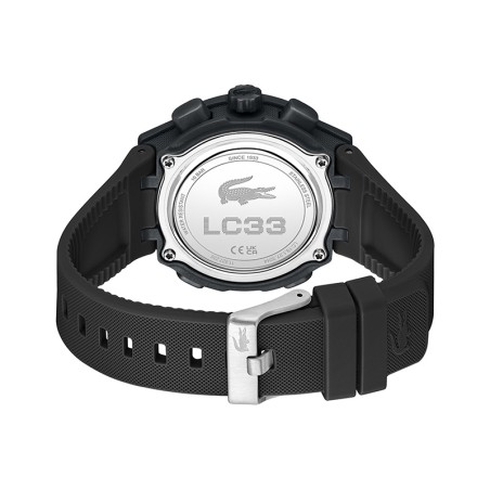 Montre femme lacoste l33 silicone noir 2001434 – montres femme