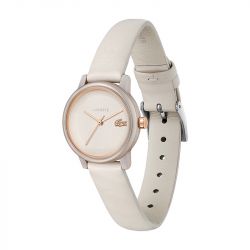 Montre femme lacoste 12.12 swift cuir blanc 2001437 - fete-des-meres - edora - 1