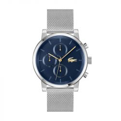 Montre homme chronographe lacoste replay acier argenté 2011409 - montres-homme - edora - 0