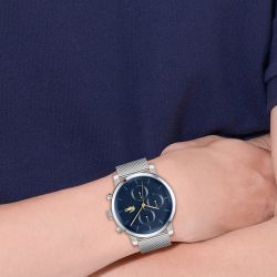 Montre homme chronographe lacoste replay acier argenté 2011409 - montres-homme - edora - 1
