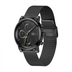 Montre homme chronographe lacoste replay acier noir 2011411 - accueil - edora - 2