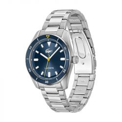 Montre homme lacoste boston acier argenté 2011424 - montres-homme - edora - 1