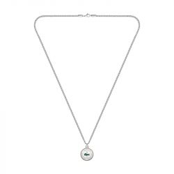 Collier homme lacoste acier argenté 2040447 - colliers-homme - edora - 2
