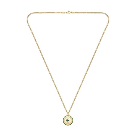Collier homme lacoste acier doré 2040448 – colliers homme