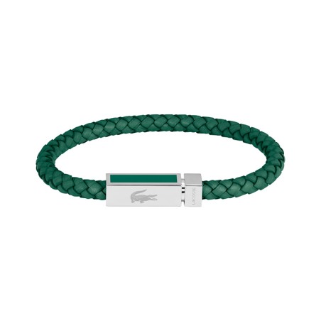 Bracelet homme lacoste cuir vert 2040449 – accueil