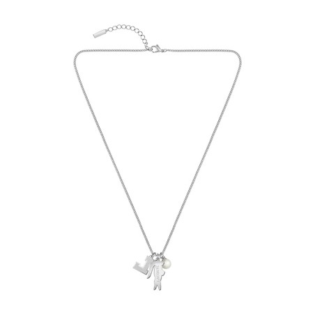 Collier homme lacoste acier argenté 2040453 – colliers homme