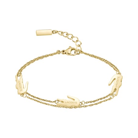 Bracelet femme lacoste acier doré 2040470 – bracelets femme