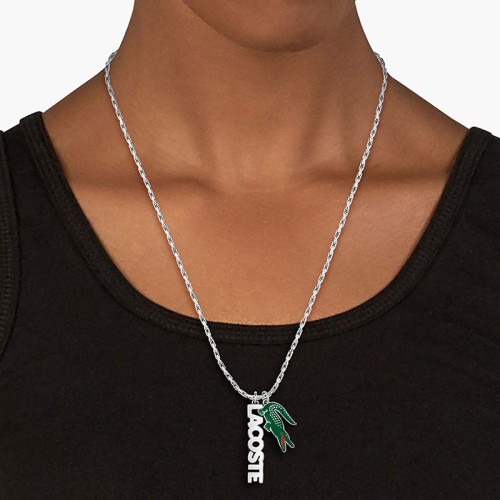 Collier Homme LACOSTE Acier Argenté 2040487