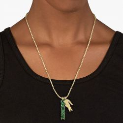 Collier homme lacoste acier doré 2040488 - colliers-homme - edora - 1