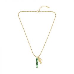 Collier homme lacoste acier doré 2040488 - colliers-homme - edora - 2