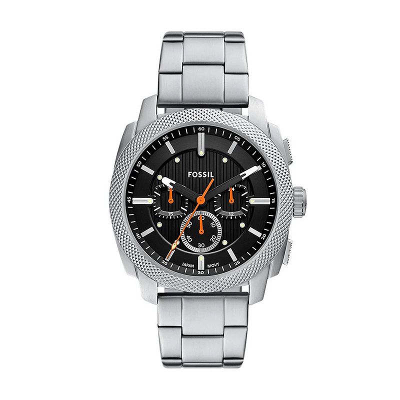 Montre homme chronographe fossil machine acier argenté fs6095 - montres-homme - edora