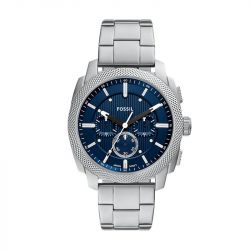Montre homme chronographe fossil machine acier argenté fs6096 - montres-homme - edora - 0