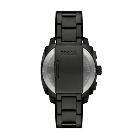 Montre homme chronographe fossil machine acier noir fs6097 – montres homme