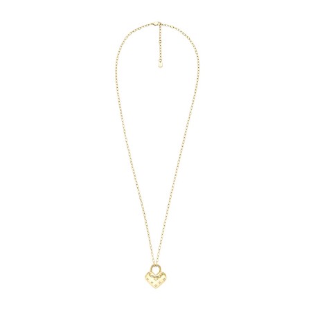 Collier femme fossil cœurs sadie all my love acier doré jf04829710 – colliers femme