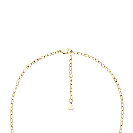 Collier femme fossil cœurs sadie all my love acier doré jf04829710 – colliers femme