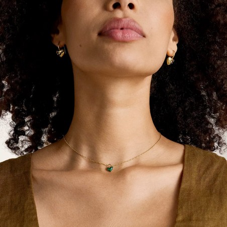 Boucles d'oreilles femme pendantes fossil cœurs sadie all my love acier doré jf04833710 – boucles d'oreilles femme